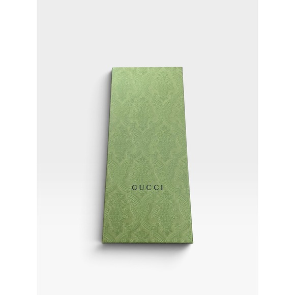Gucci Other - Authentic Gucci Green Damask Box with Tissue & Cards